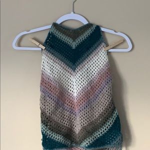 AEO Crochet Halter Top